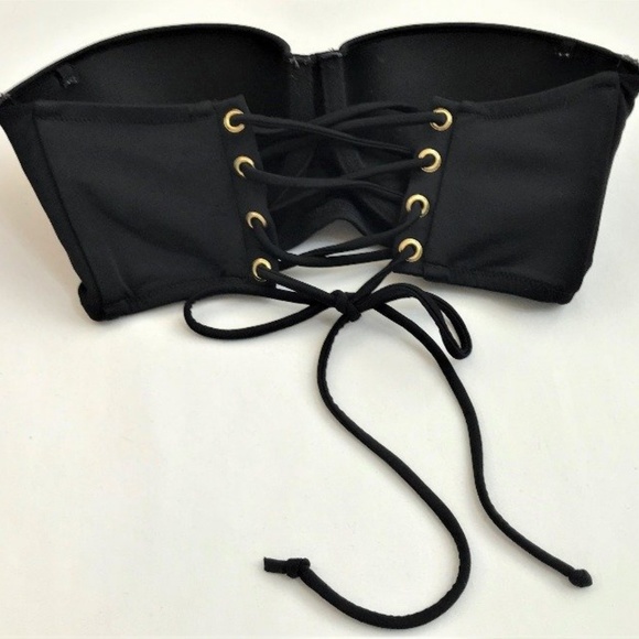 Victoria Secret Ruched Corset Bikini Top 36C - Picture 2 of 4